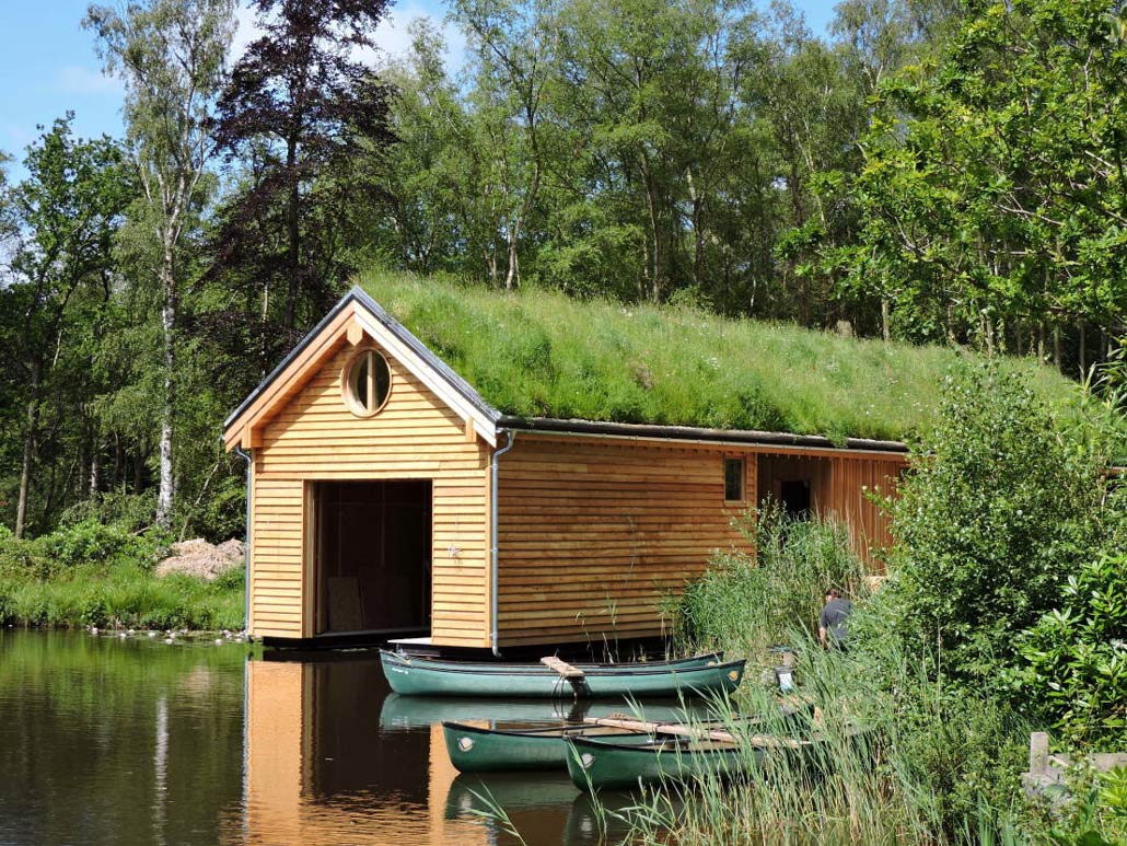 grästak på andra hus